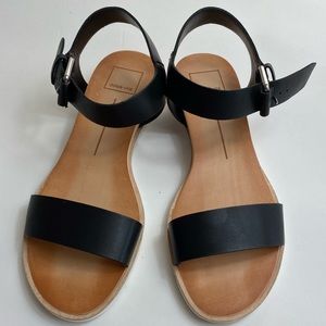 Dolce Vita Black sandals with White sole-NWOT -8.5